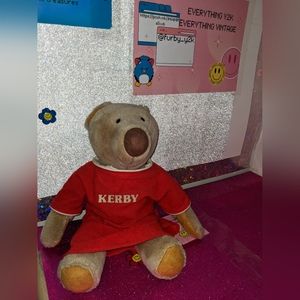 Vintage Kerby Bear with his Red Nighty, excellent vintage condition